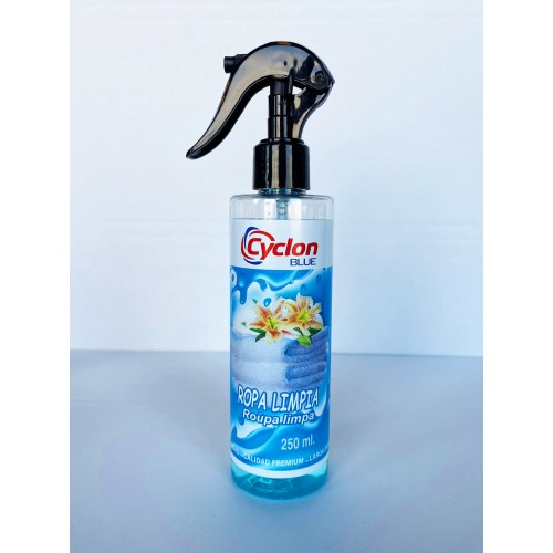 Ambientador spray CYCLON BLUE 250ml- Roupa Limpa