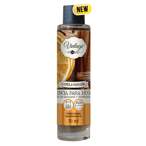 Essência p/ Casa Vintage 50ml- Canela-Laranja