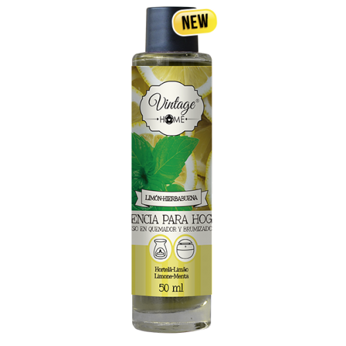 Essência p/ Casa Vintage 50ml- Limão-Hortelã